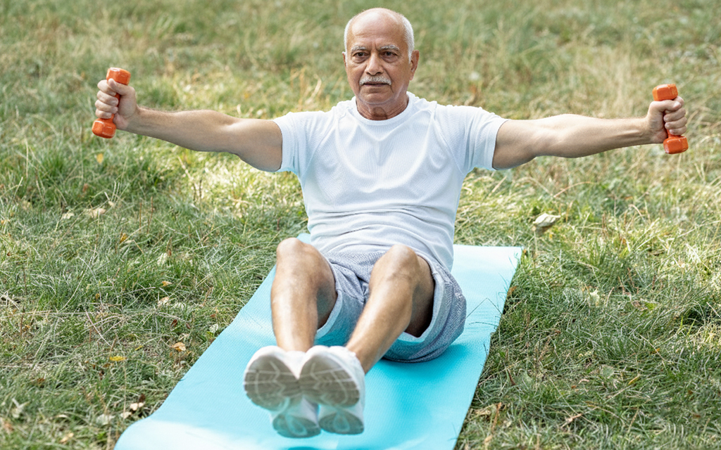 regular physical activity strengthens the muscles